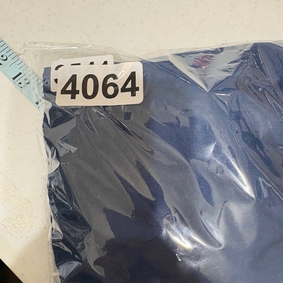 VTG Malco Modes Womens Blouse XXL Blue Ruffle Collar Prairie Peasant Romantic - Picture 6 of 6